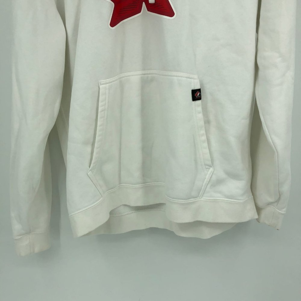 Nike White & Red Basic Pullover Sweatshirt | Long… - image 6